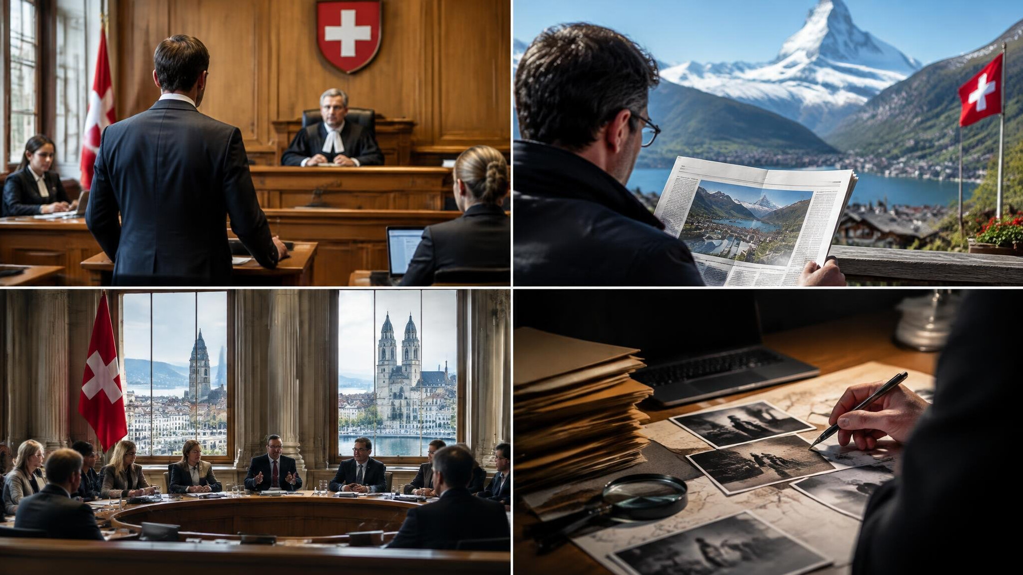 courtroom scene switzerland